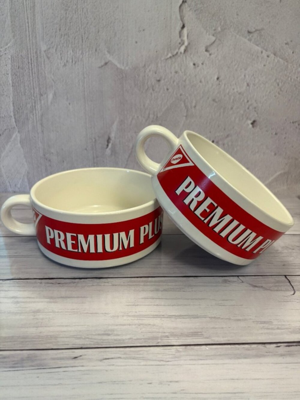 Vintage Nabisco Christie Premium Plus Soup Bowl Mug Cups 1999 (SKU: 111MI)